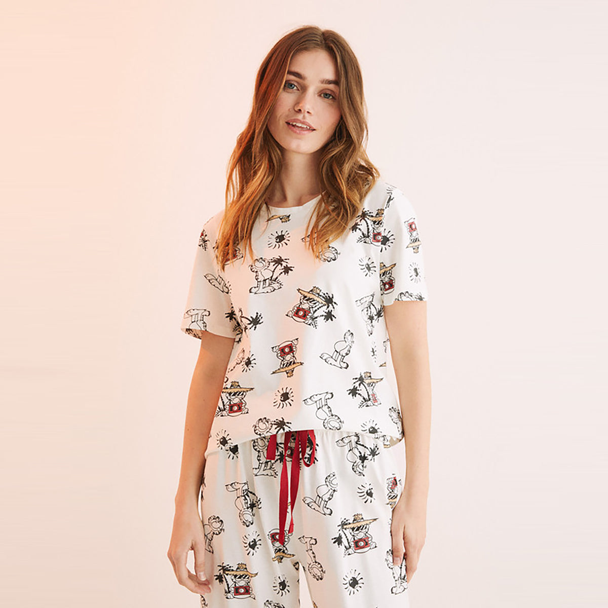 Women Secret - Garfield long pajamas - Sold by FIG