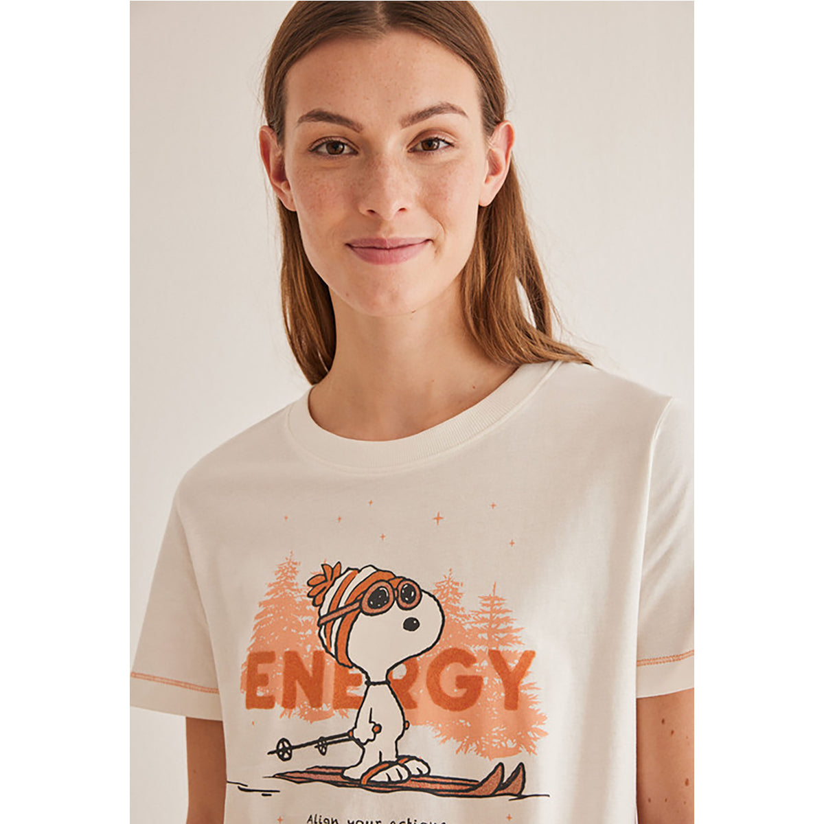 Women Secret - cotton Snoopy legging pajamas - Sold by FIG