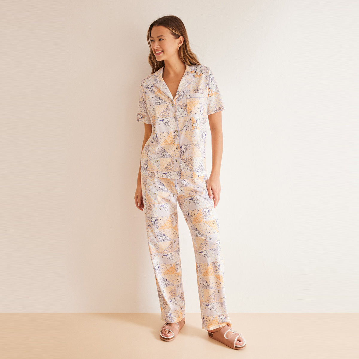 Women Secret - cotton Snoopy shirt pajamas - Sold by FIG