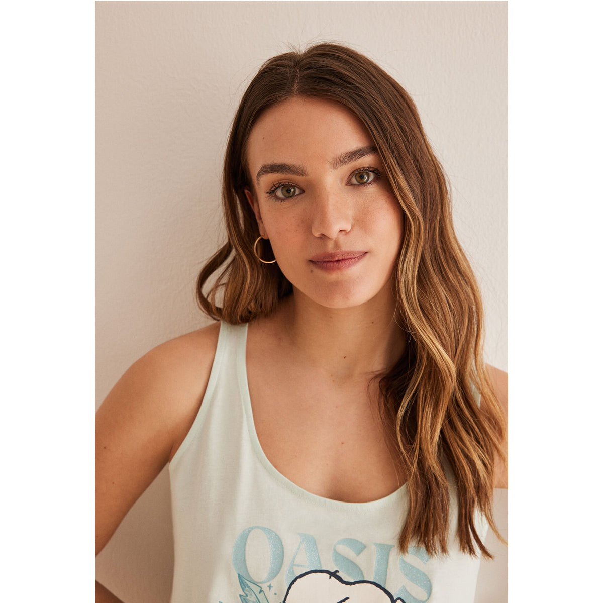 Women Secret - cotton pajamas with Snoopy straps - Sold by FIG