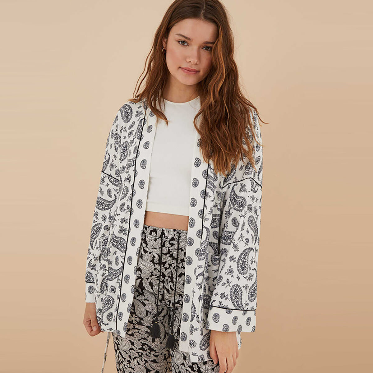 Women Secret - Short boho velvet robe - Sold by FIG