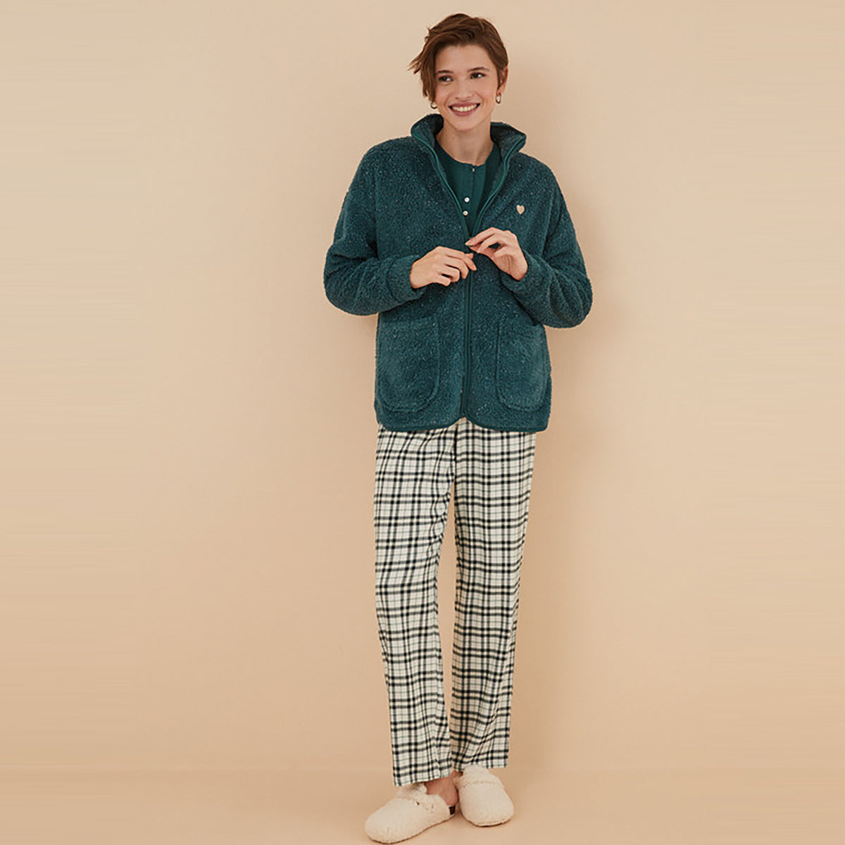 Women Secret - Lurex fur jacket - Sold by FIG