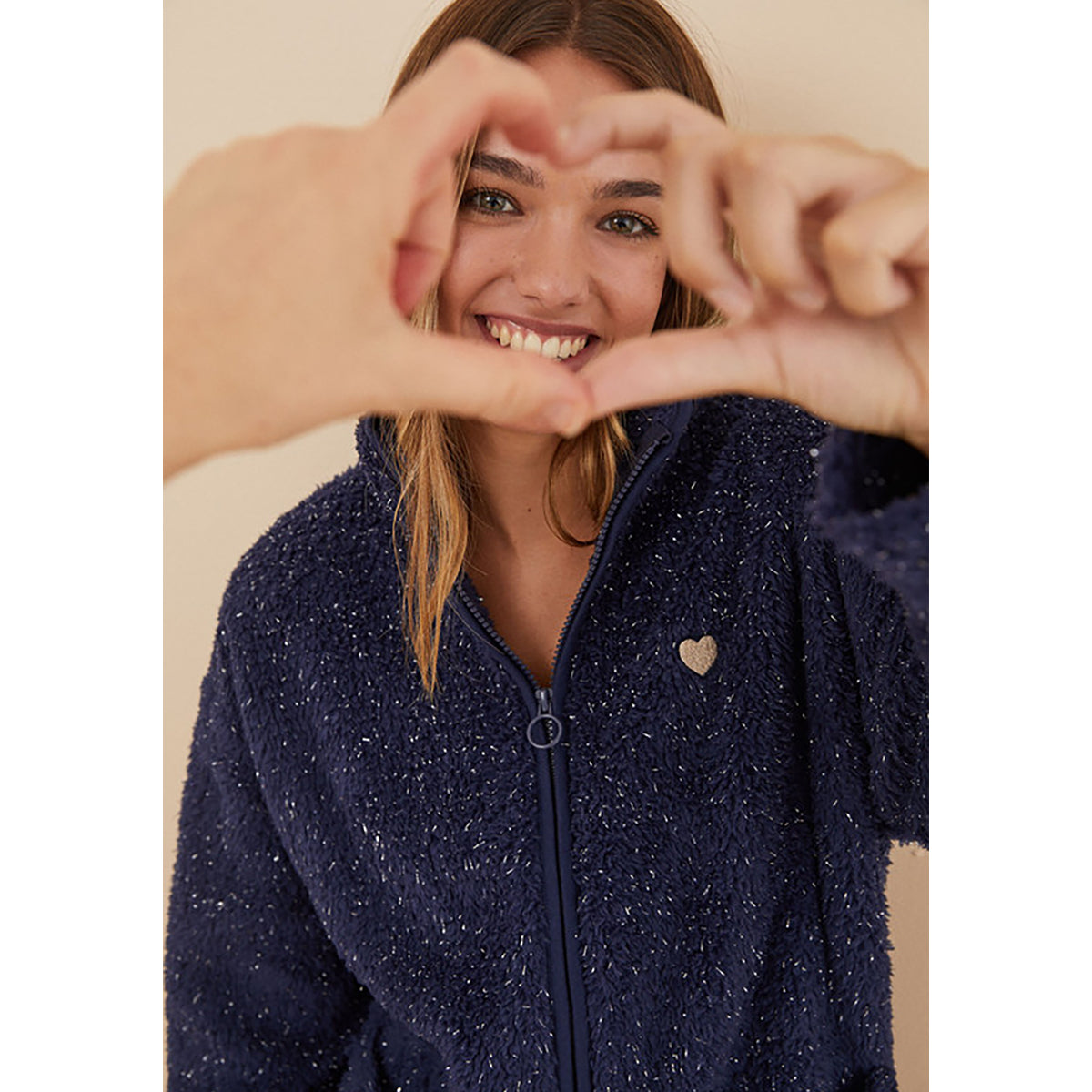 Women Secret - Lurex fur jacket - Sold by FIG