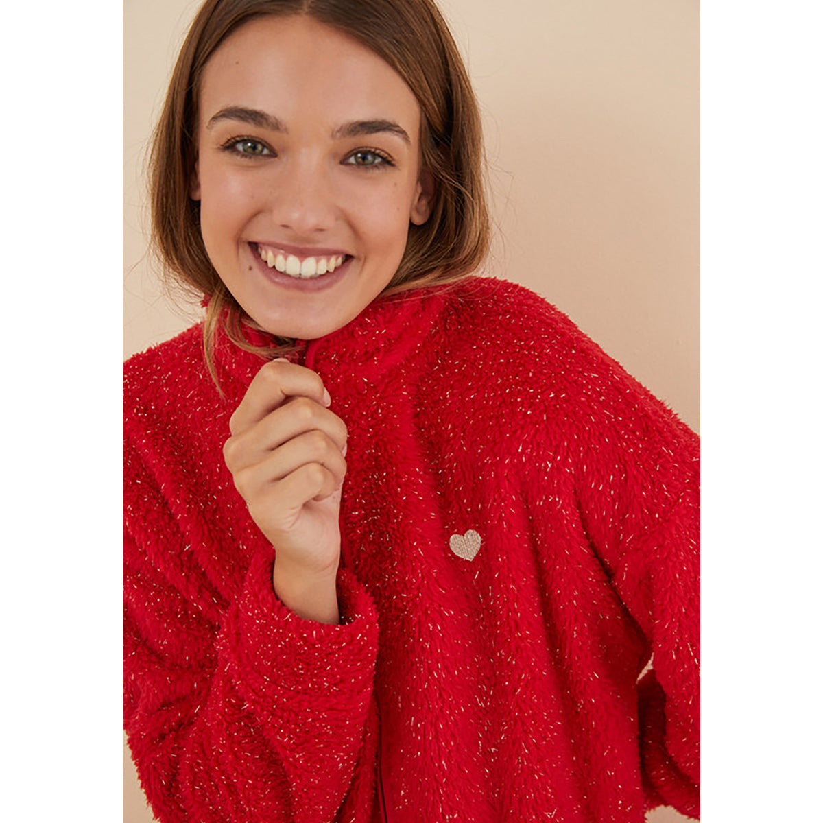 Women Secret - Lurex fur jacket - Sold by FIG