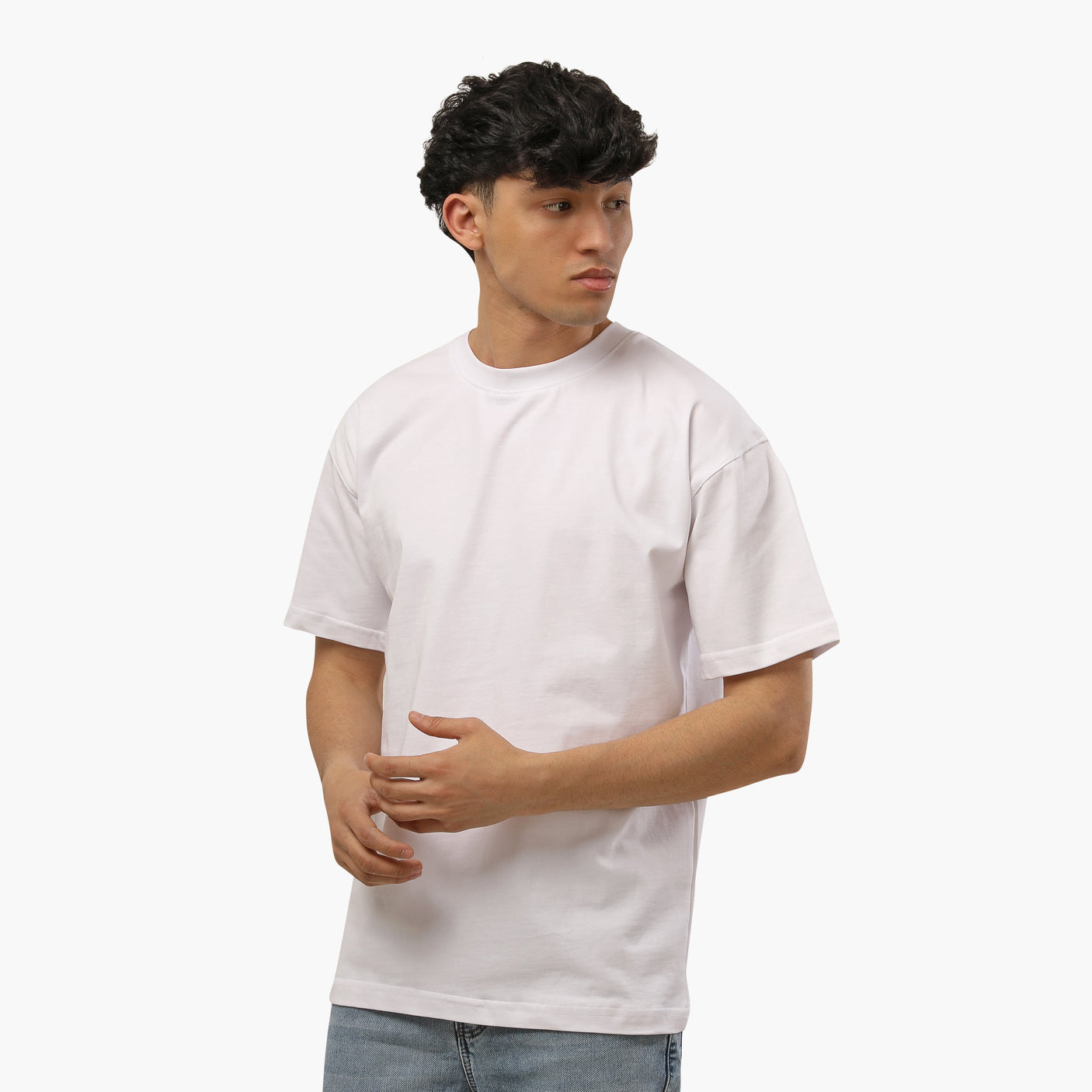 Sutra - Over Size Polivar Cotton Basic T_Shirt
