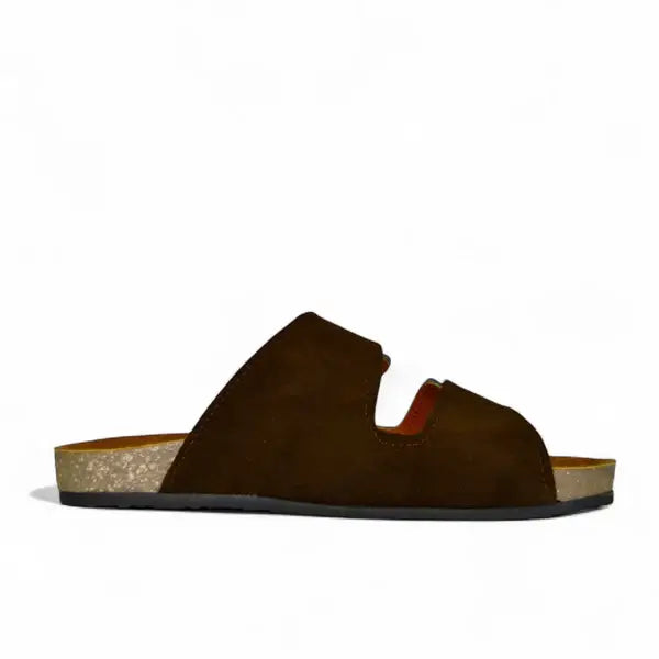Leazus - Leather SnapLock Sandal - Brown