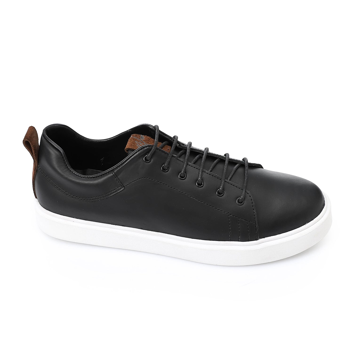 Mr Joe - Lace Up Round Toecap Flat Sneakers  For Men