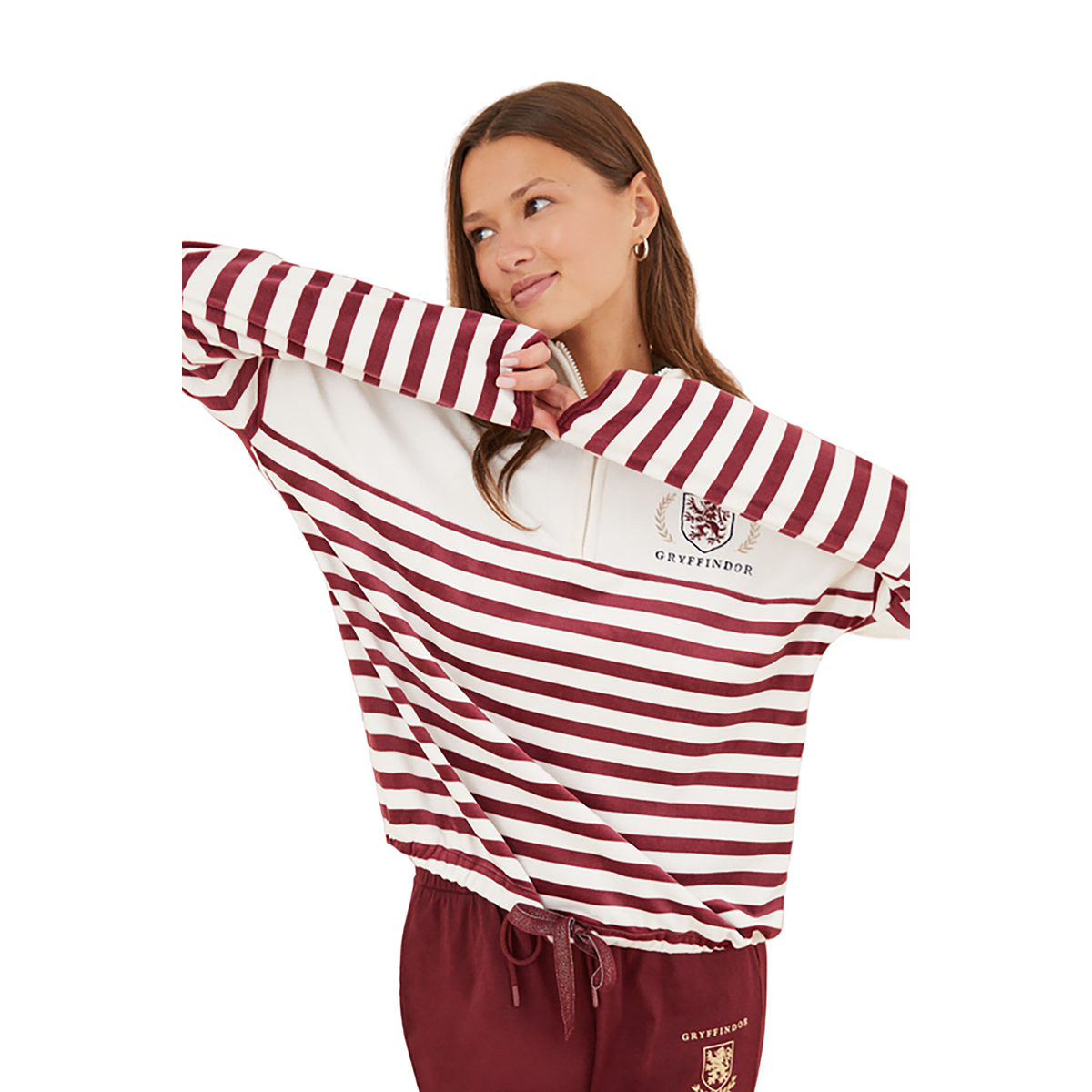 Women Secret - Harry Potter striped fleece sweatshirt - Sold by FIG