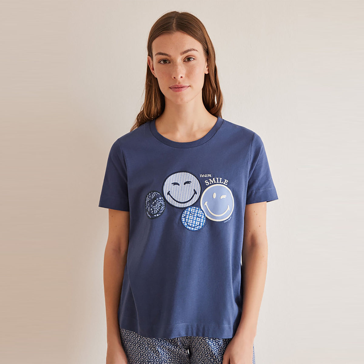 Women Secret - SmileyWorld cotton T-shirt - Sold by FIG