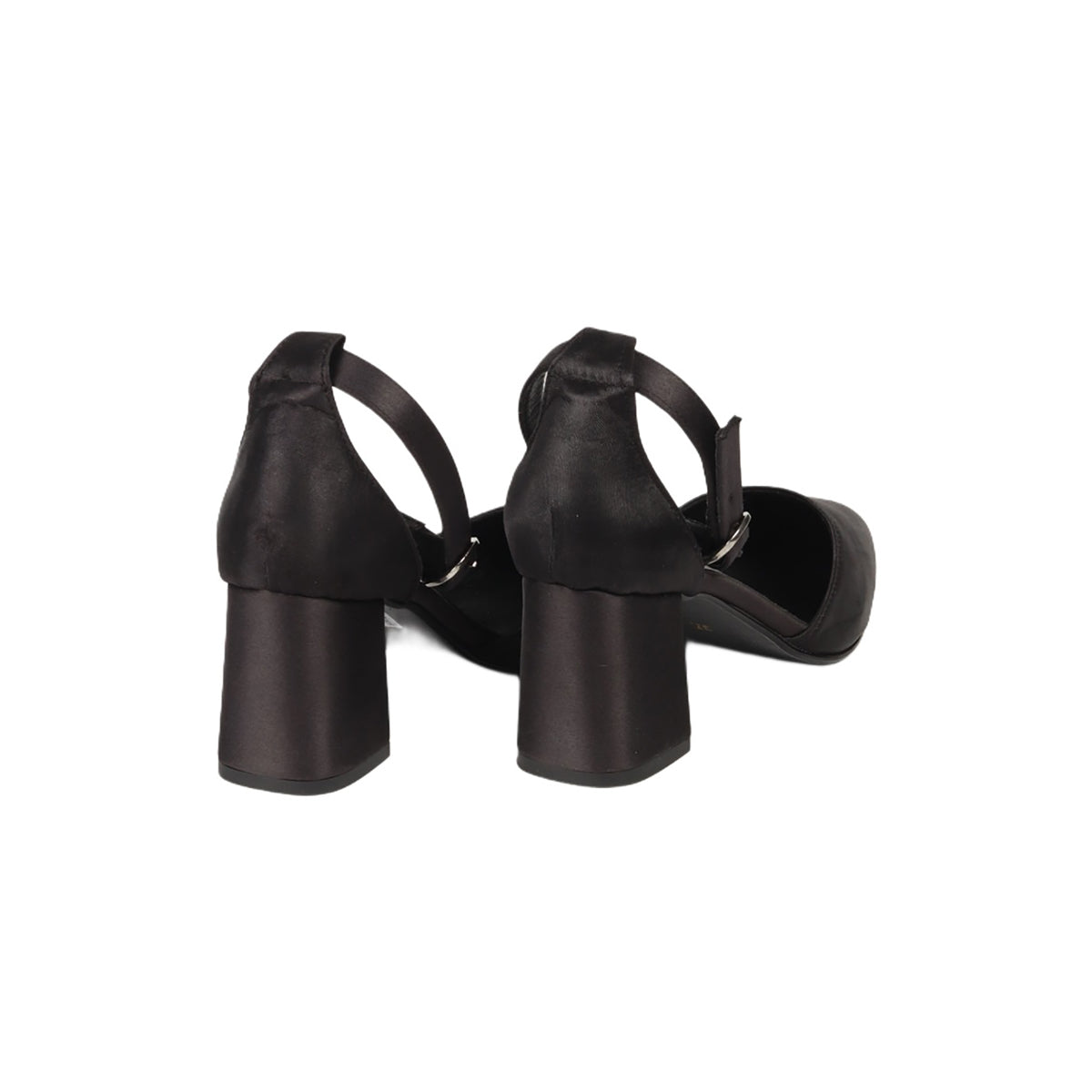 مستر جو - حذاء ستان سواريه باللون الأسود