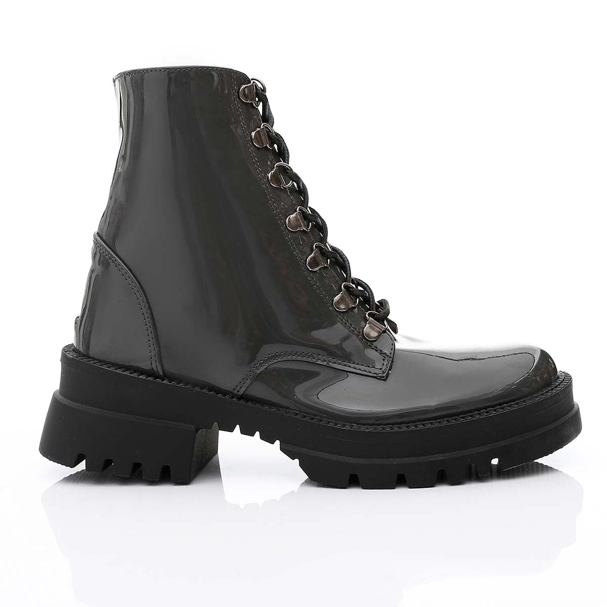 Mr Joe - Side Zipper Half Army Boot