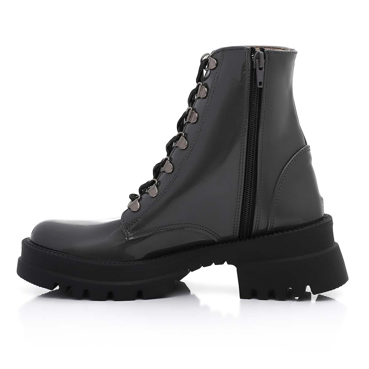 Mr Joe - Side Zipper Half Army Boot
