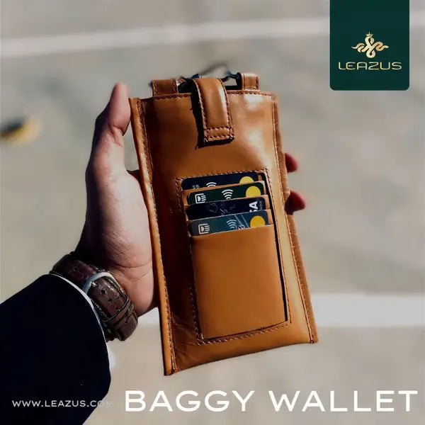 Leazus - Havan - LEATHER BAGGY WALLET