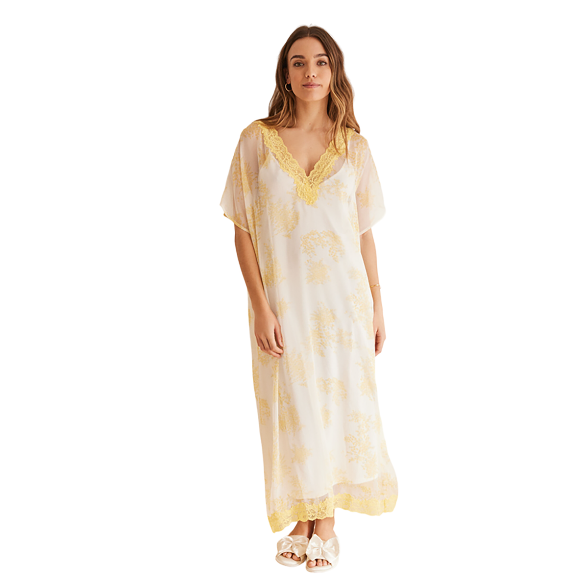 Women Secret - Chiffon caftan dress - Sold by FIG