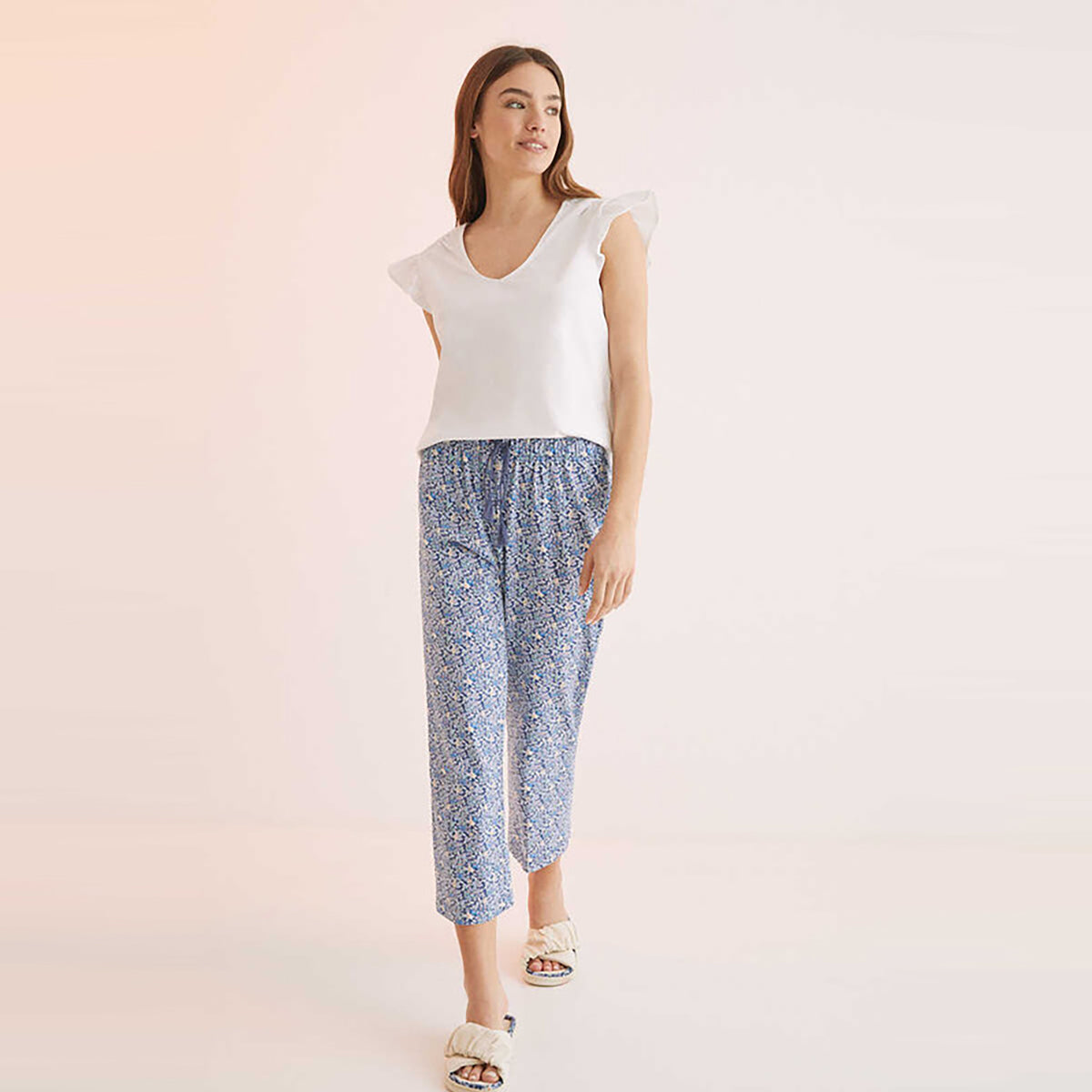 Women Secret - Capri floral pajamas - Sold by FIG