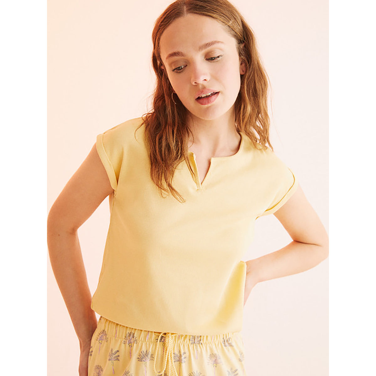 Women Secret - Pajamas with short sleeves and Capri pants - Sold by FIG