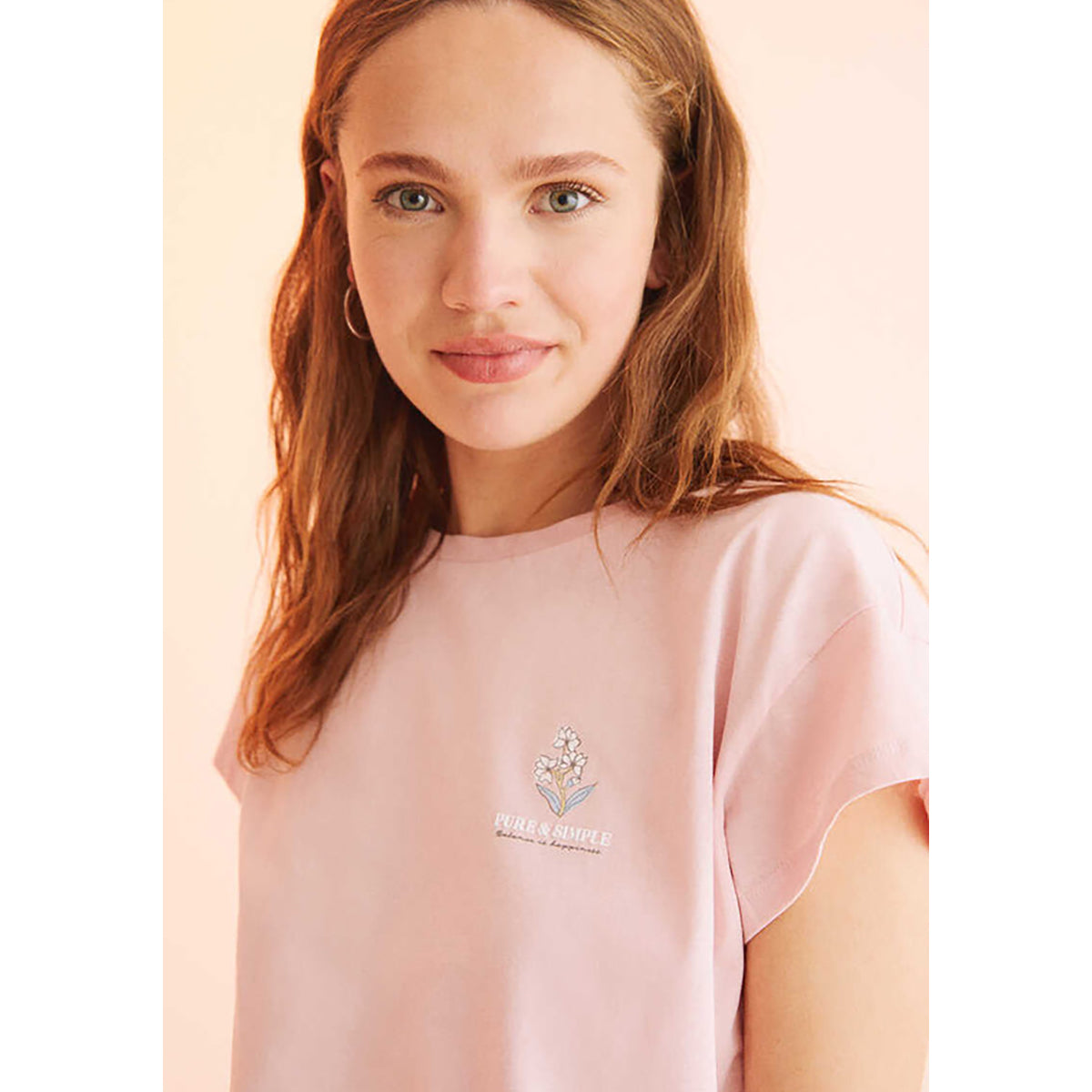 Women Secret - Pajamas with short sleeves and long trousers - Sold by FIG