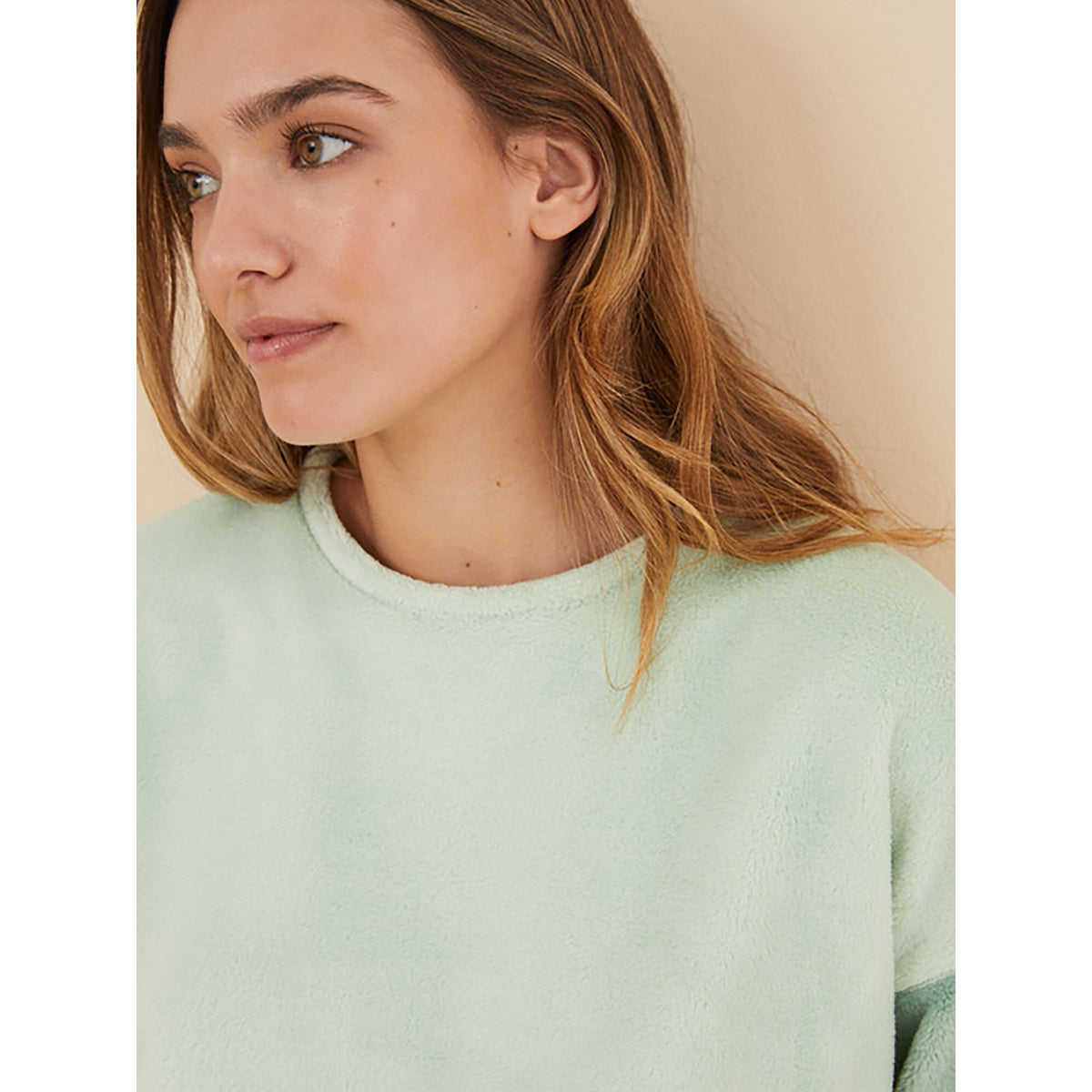 Women Secret - fleece pajamas with flower pattern - Sold by FIG