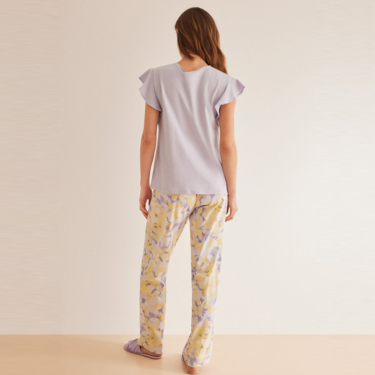 Women Secret - Pajamas with lilac flowers - Sold by FIG