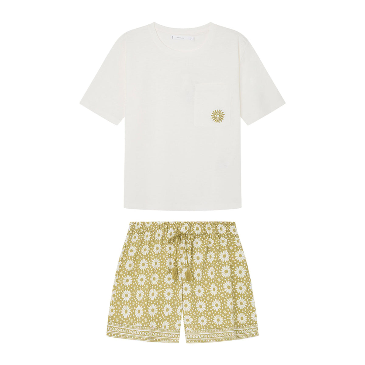 Women Secret - Short pajamas with floral print - Sold by FIG