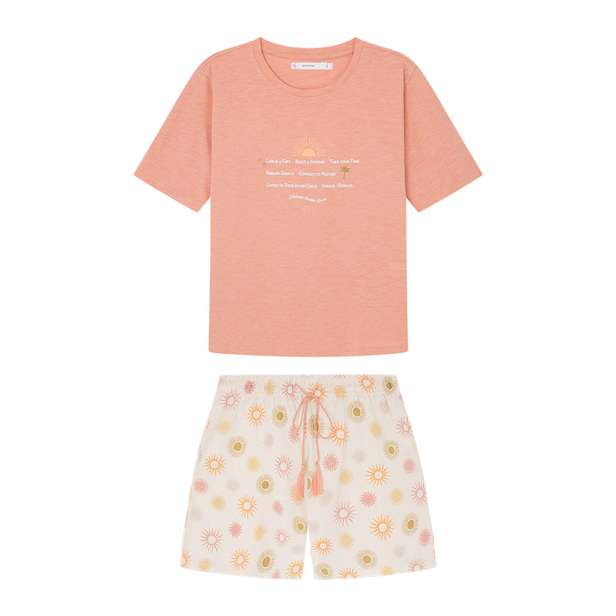 Women Secret - Short pajamas with sun print - Sold by FIG