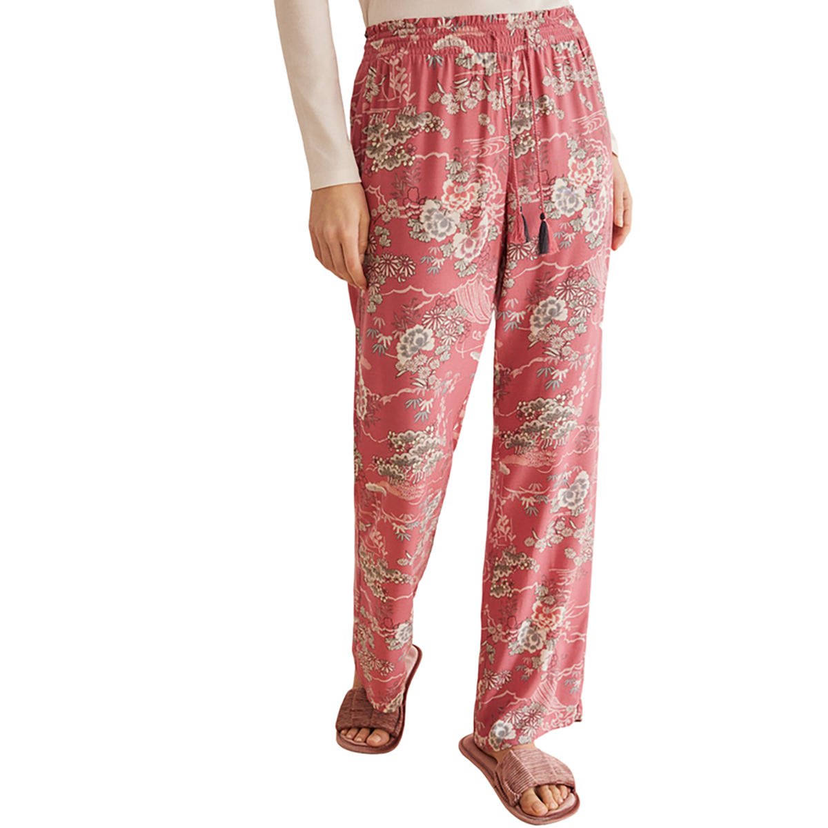 Women Secret - Long cherry pants - Sold by FIG