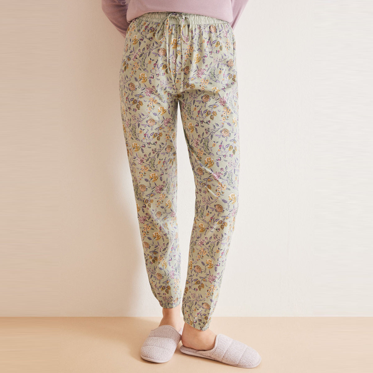 Women Secret - Long pajama pants skinny flowers - Sold by FIG