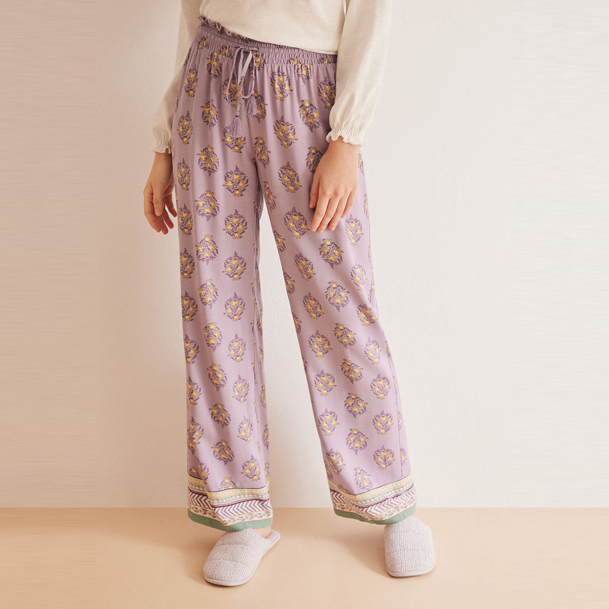Women Secret - Long floral pajama pants - Sold by FIG