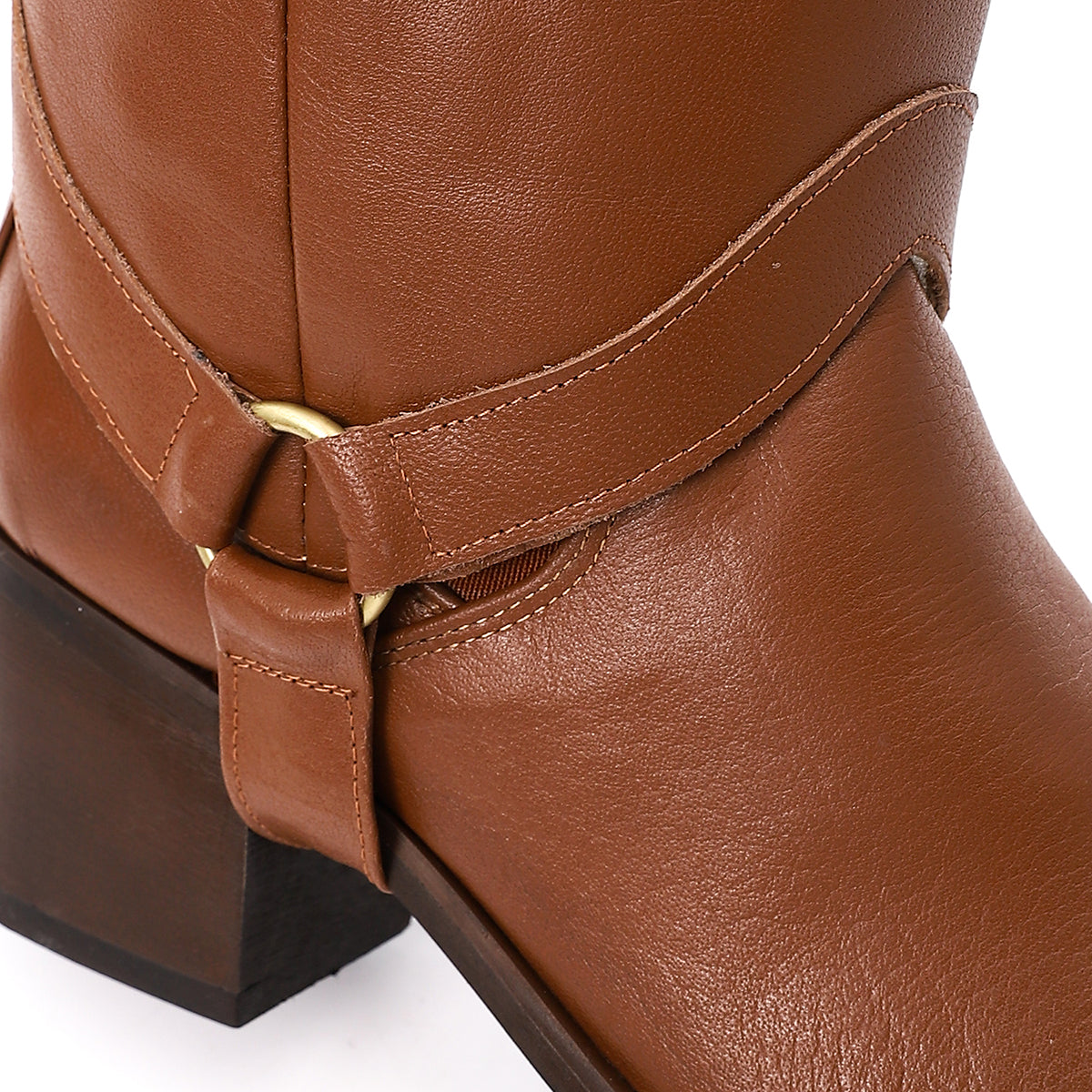 مستر جو  - حذاء جلد بطول الكاحل