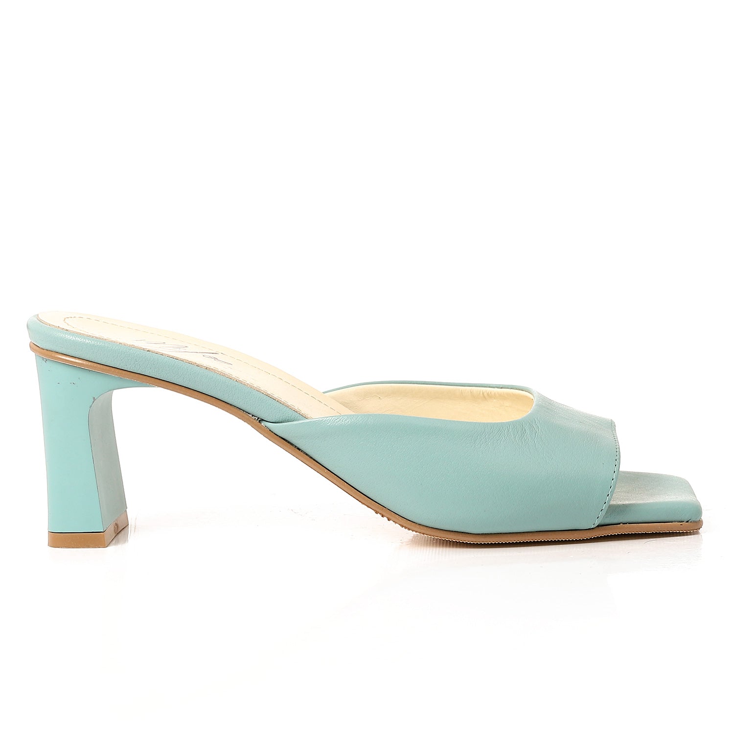 مستر جو - شبشب بكعب مربع من القماش