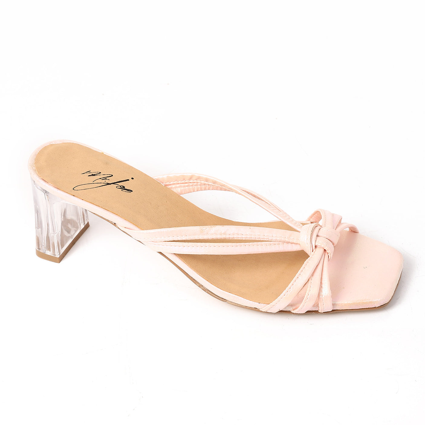 مستر جو - شبشب ذو كعب شفاف