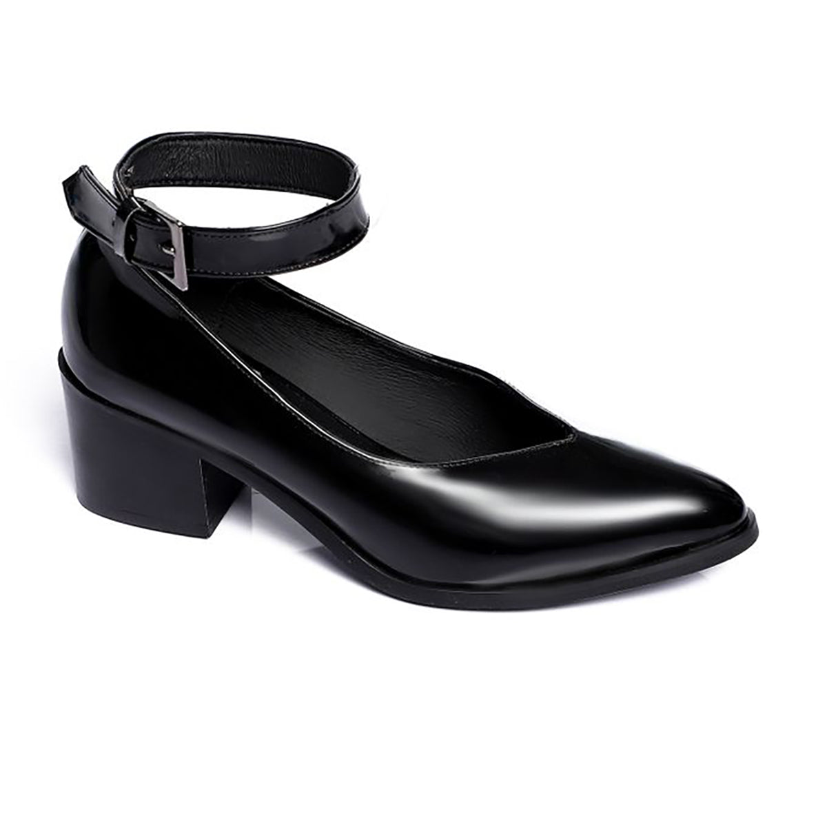 مستر جو - مستر جو - حذاء بكعب متوسط - أسود