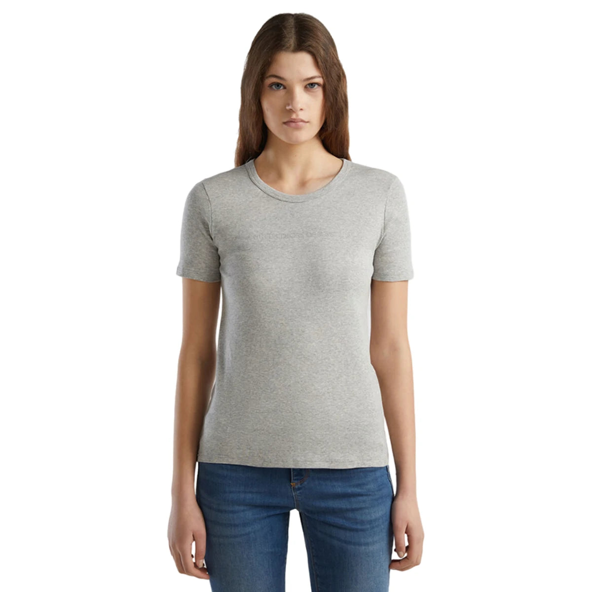 United Colors Of Benetton - Glitter Print Logo Short Sleeve T-shirt - Sold by FIG