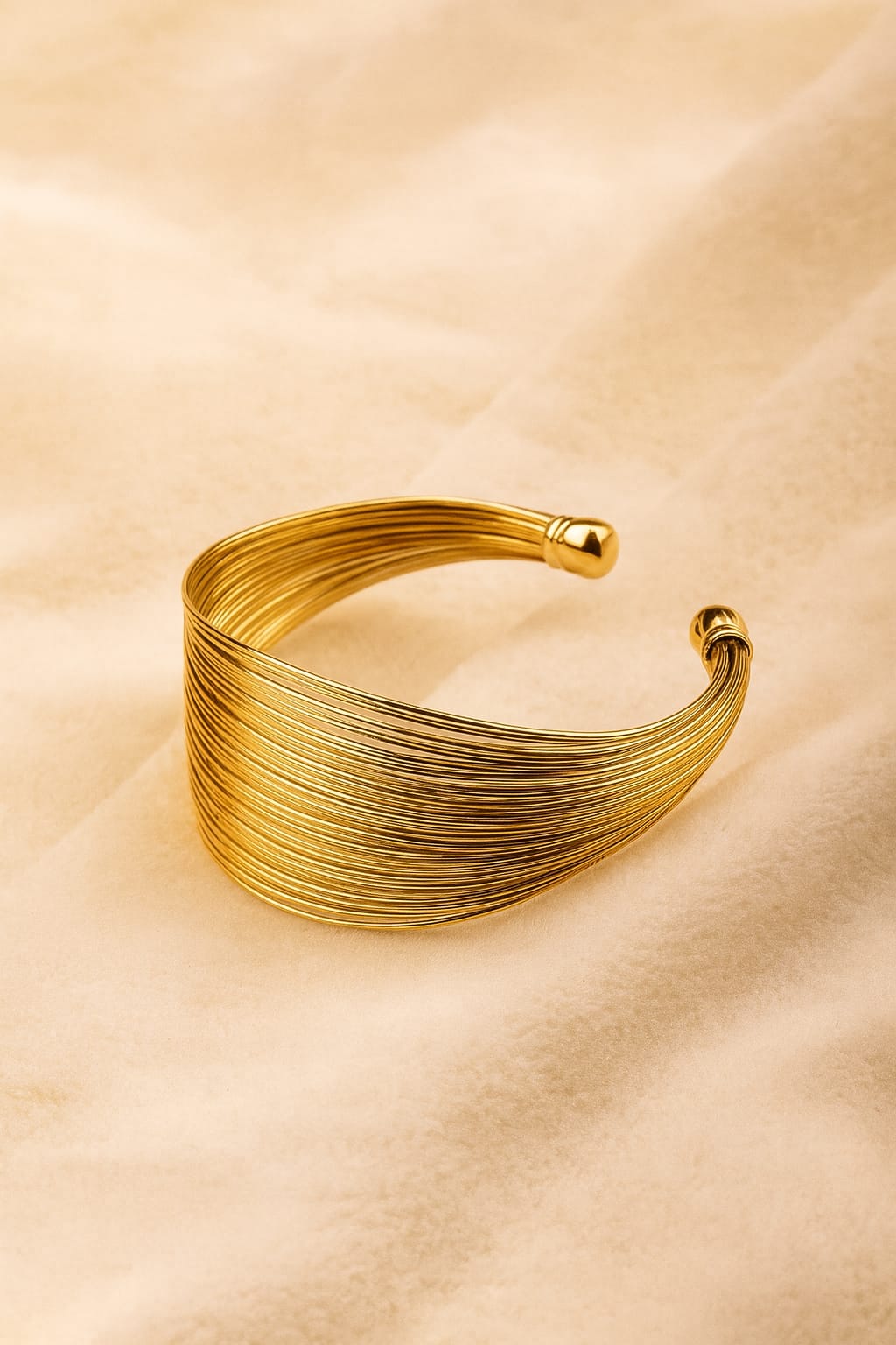 Elegant Multi-Layered Gold Bracelet