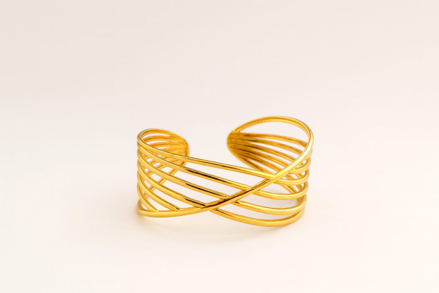 Elegant Multi-Strand Gold Bracelet