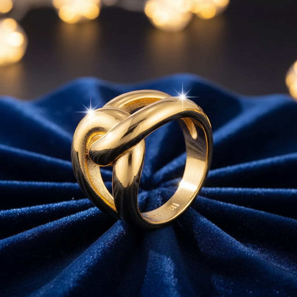 Interlocking Gold Bracelet