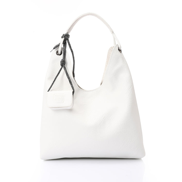 Mr Joe - Faux Leather Hobo Bag with Two Pouches Shoulder Bag for Women