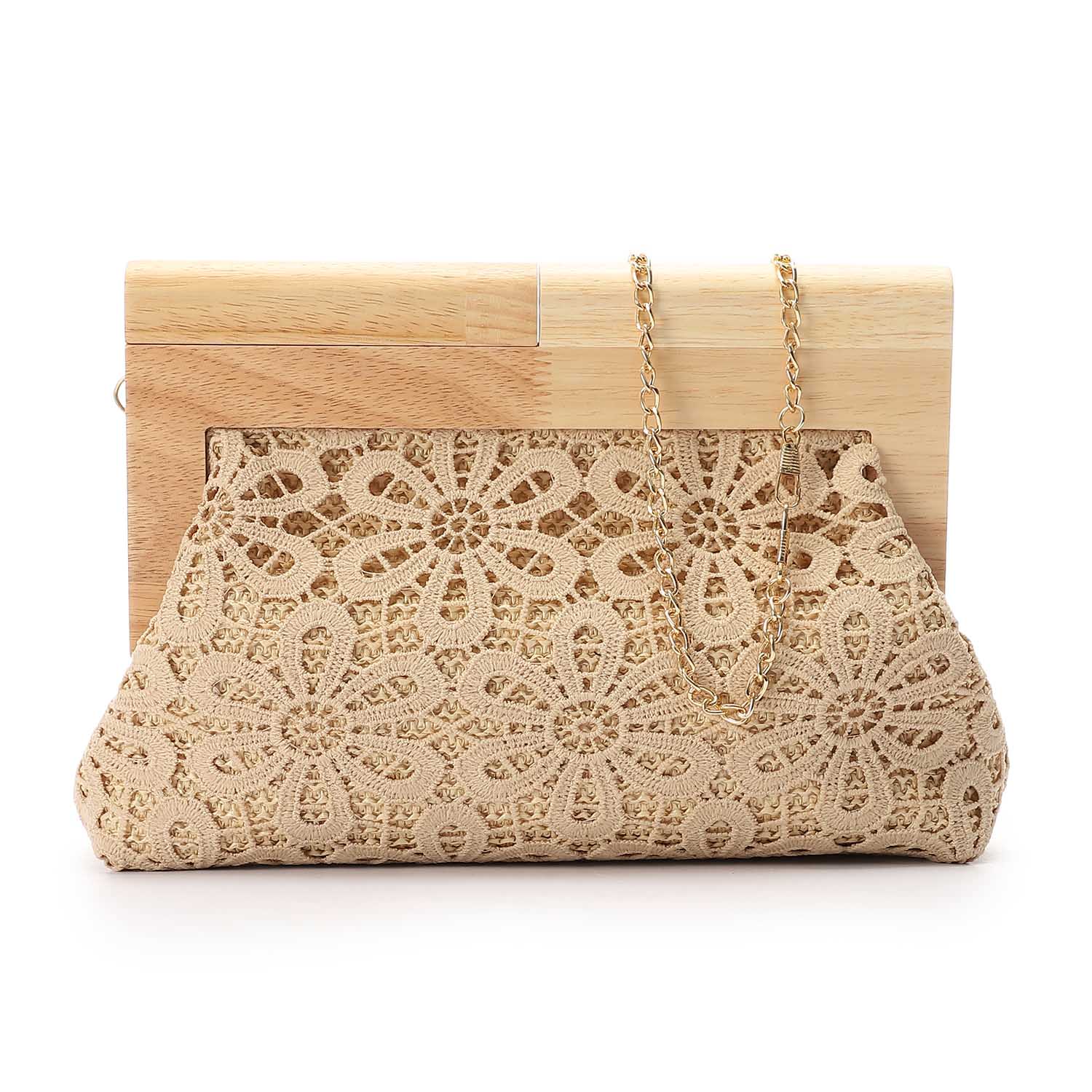 Mr Joe - Elegant Crochet Clutch-shoulder bag for Women
