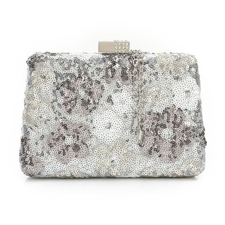 MR. joe - Floral Sequin Evening Clutch Bag