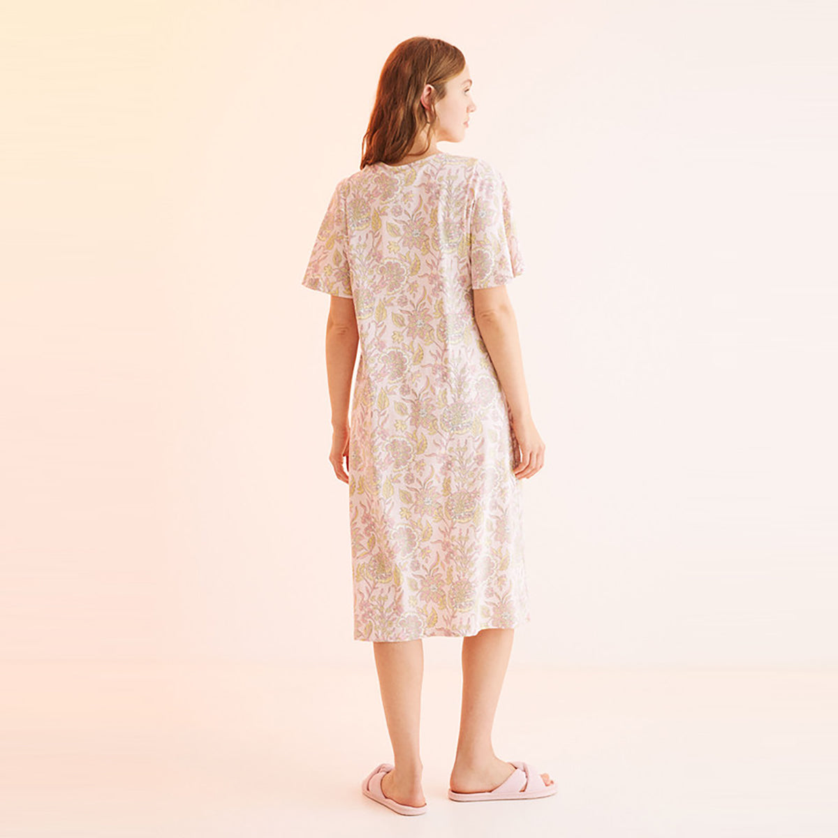 Women Secret - Midi nightgown with flower print - Sold by FIG
