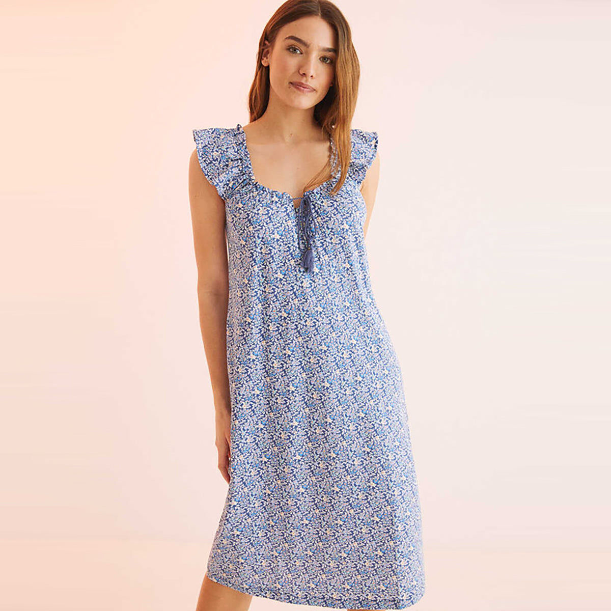 Women Secret - Nightgown with flounce sleeves - Sold by FIG