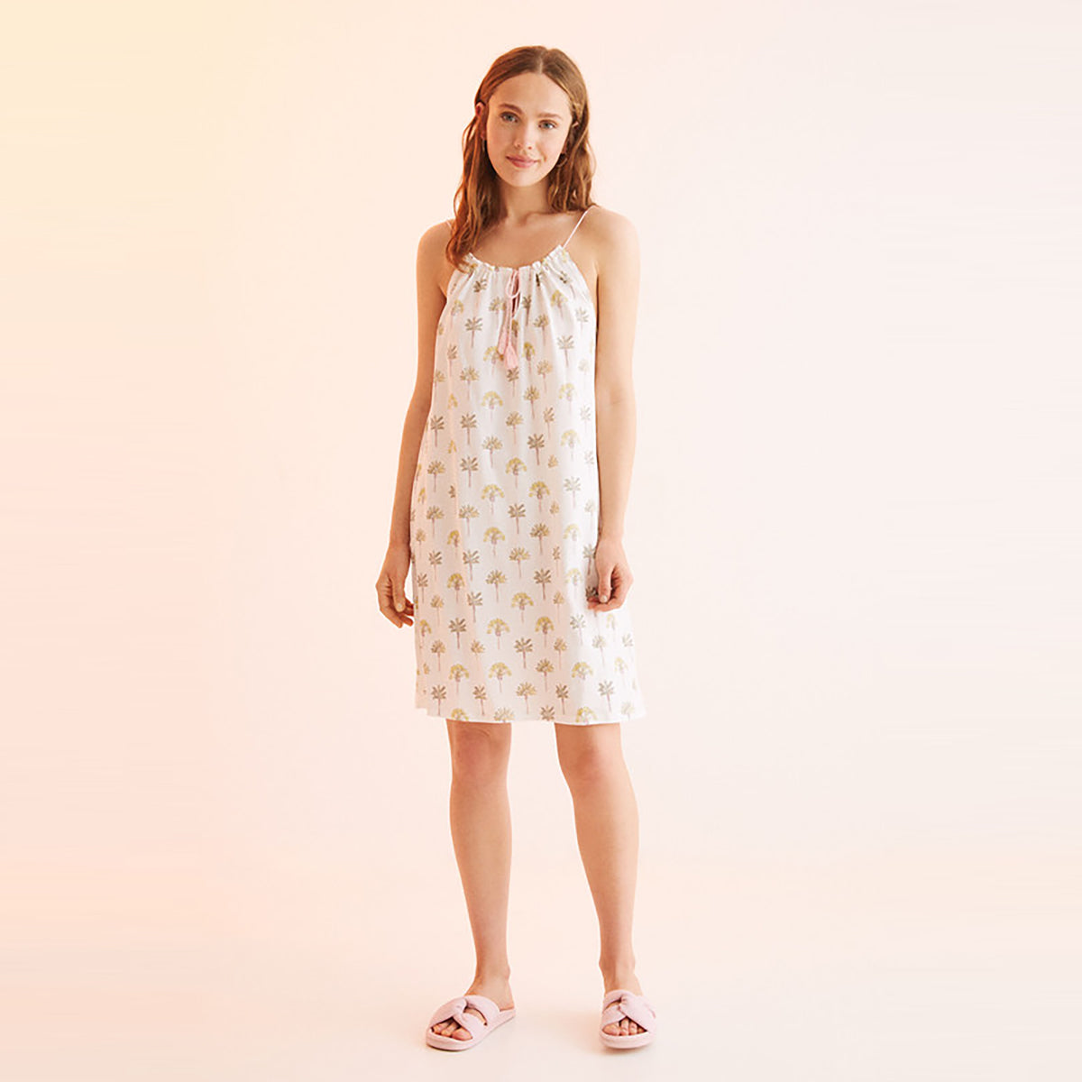 Women Secret - Short nightgown with rope straps - Sold by FIG