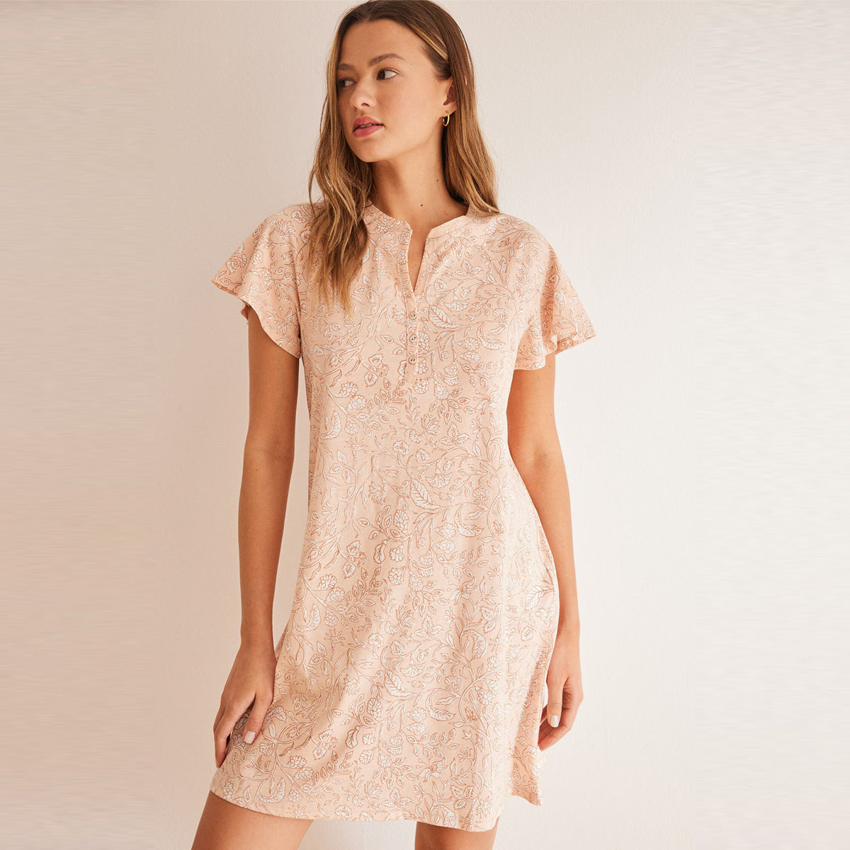 Women Secret - Short nightgown with floral print - Sold by FIG
