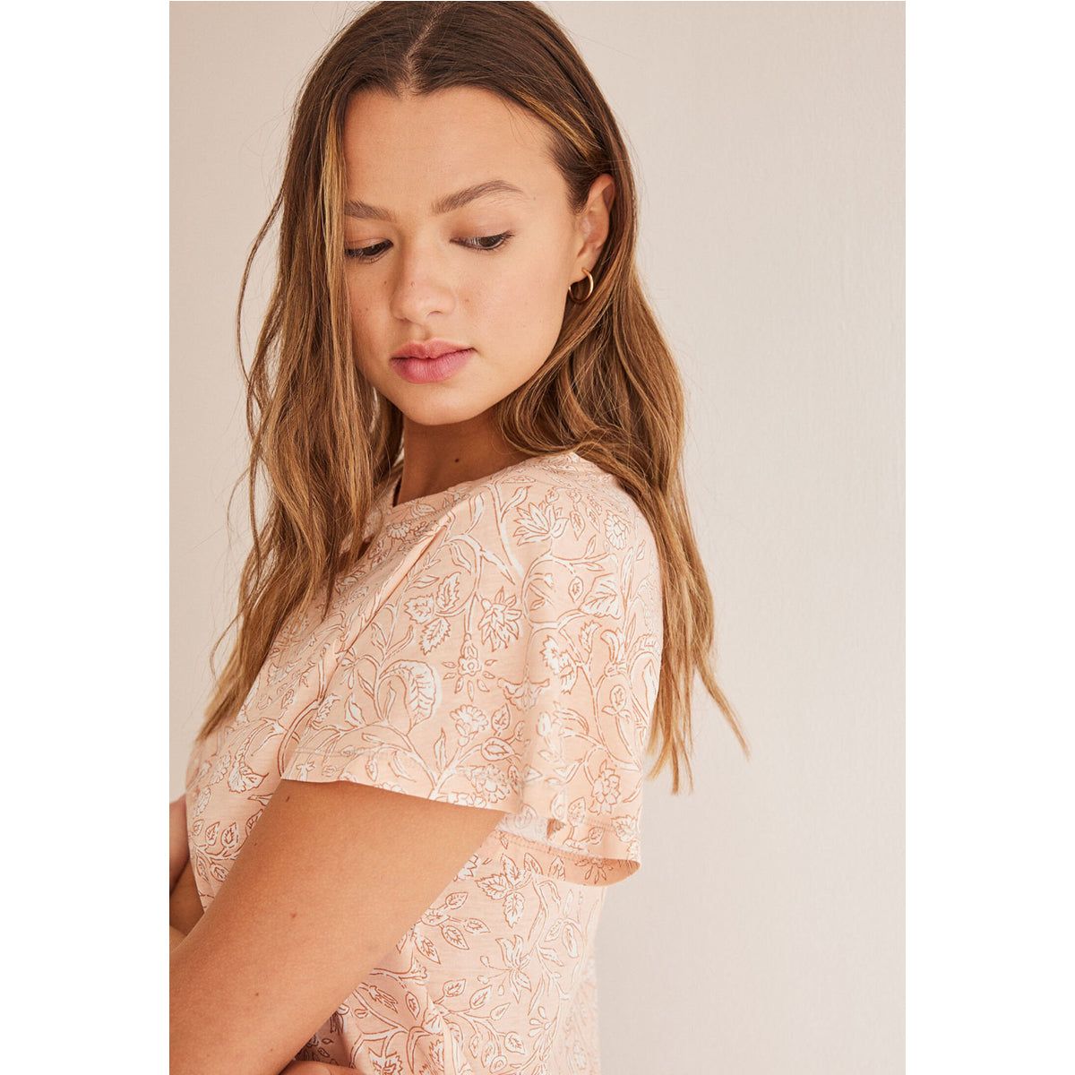 Women Secret - Short nightgown with floral print - Sold by FIG