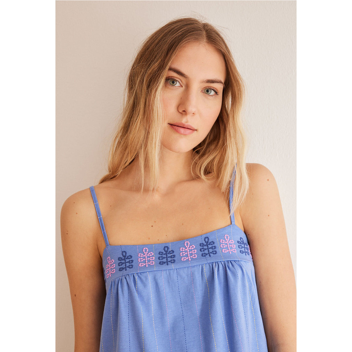 Women Secret - nightgown with stitching - Sold by FIG