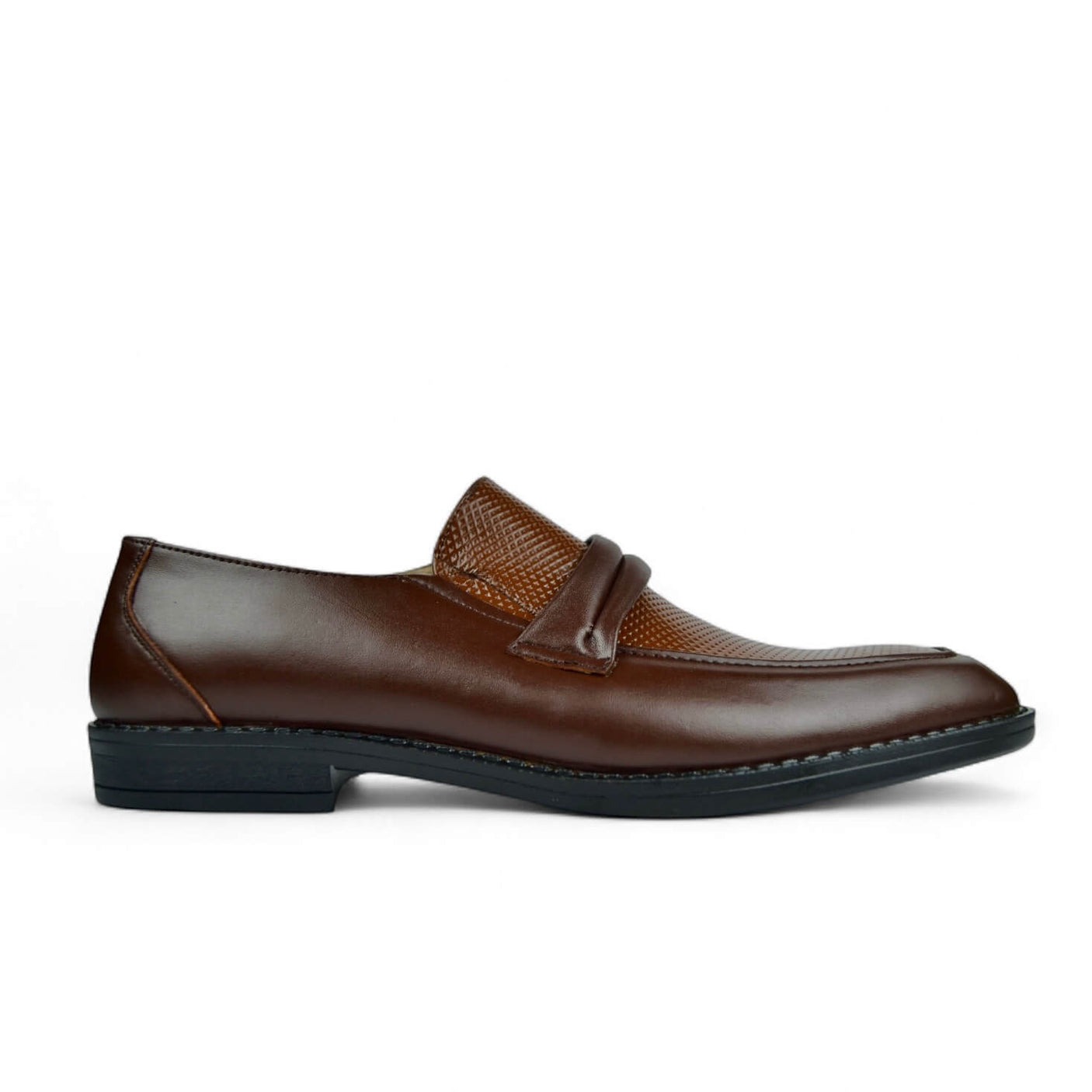 Leazus - Two-Tone Loafer - Brown