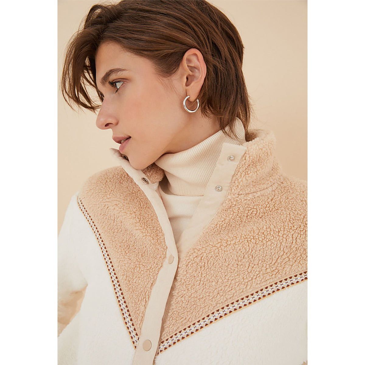 Women Secret - Short shearling robe - Sold by FIG