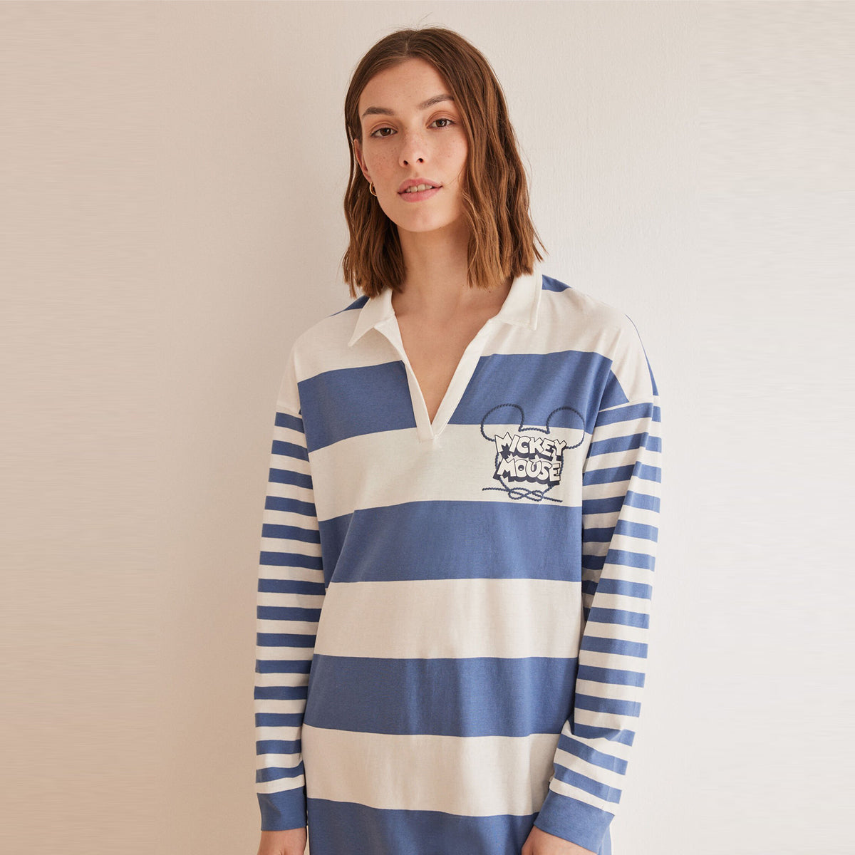 Women Secret - Mickey Mouse striped nightgown - Sold by FIG