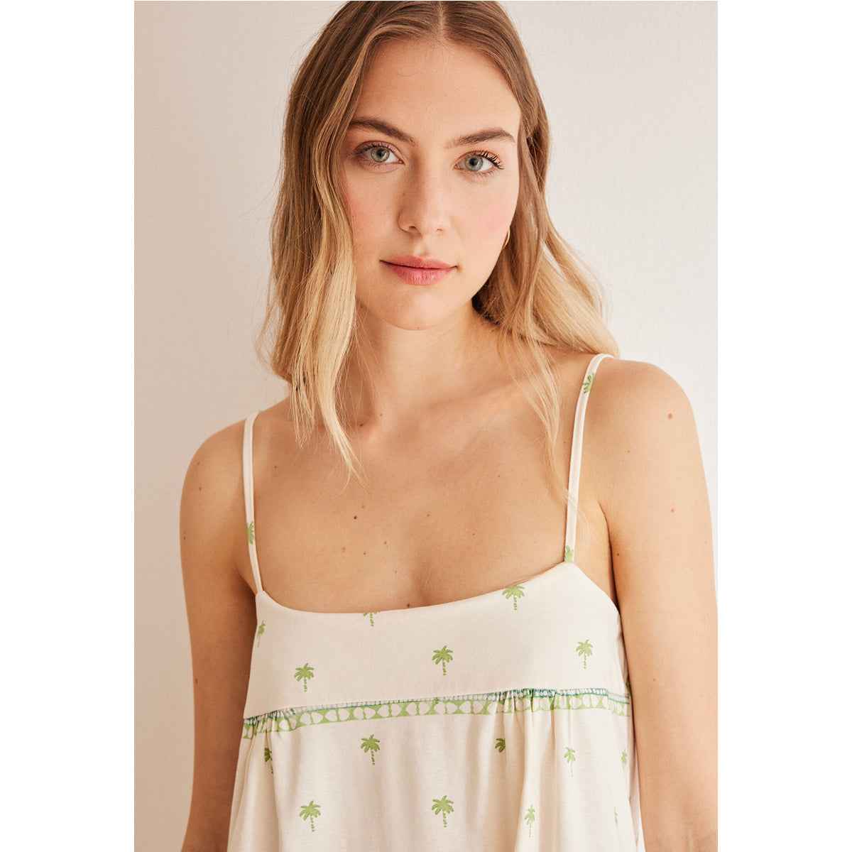Women Secret - Short nightgown palm trees - Sold by FIG