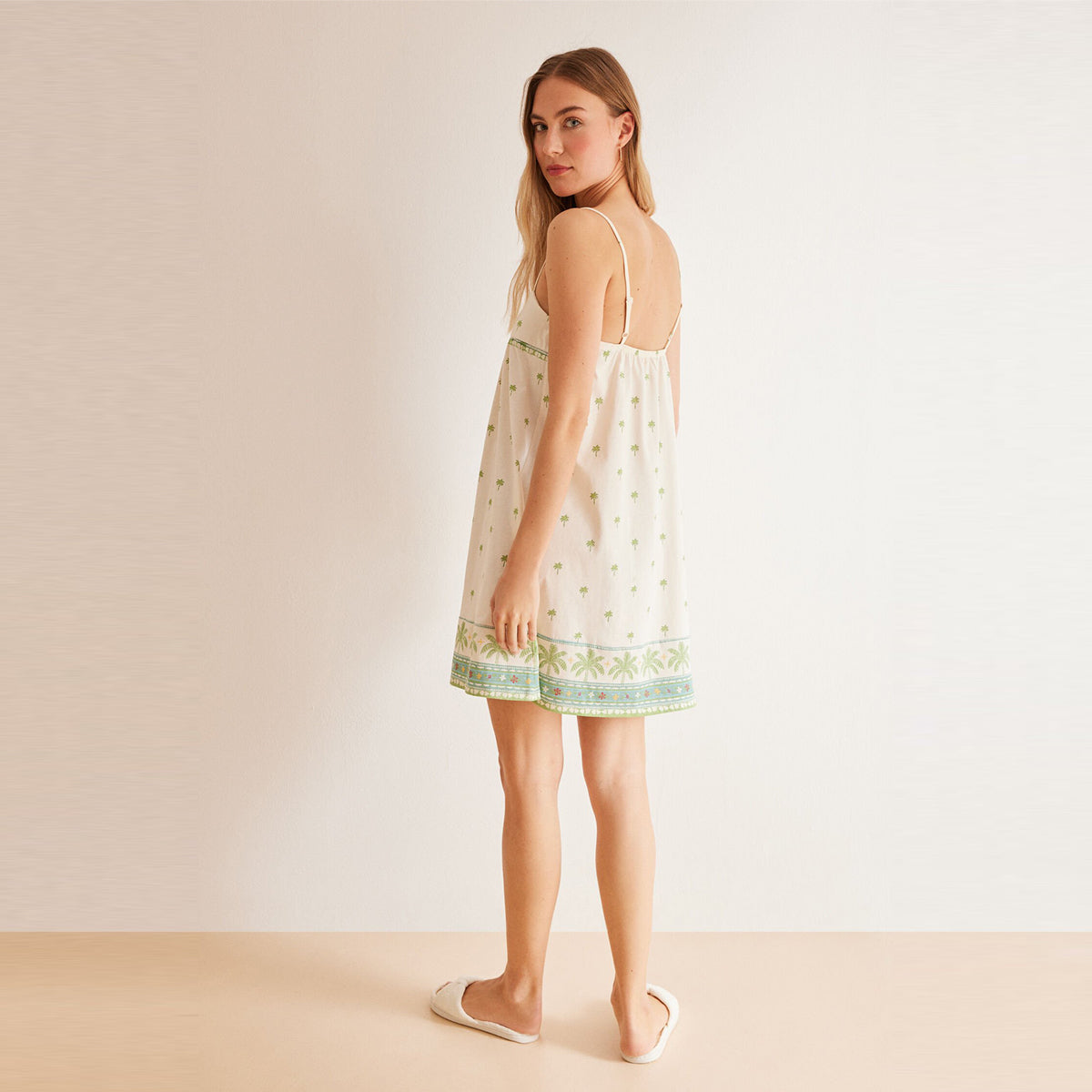 Women Secret - Short nightgown palm trees - Sold by FIG